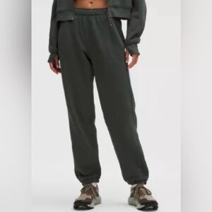 Lululemon Scuba Oversized Jogger Women’s Sz S Green Cotton Blend LW5GLNS